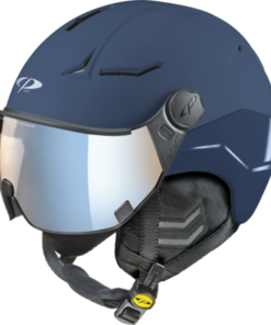 CP Ski Women COYA+ Helmet dark blue soft touch/dark blue shiny / Visor Nr.26 M CP Ski Women COYA+ Helmet dark blue soft touch/dark blue shiny / Visor Nr.26 M