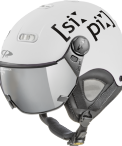 CP Ski CARACHILLO XS Helmet white satinato / Visor Nr. 80 S CP Ski CARACHILLO XS Helmet white satinato / Visor Nr. 80 S