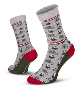Le Patron Cafe Cycliste Socks grey melange 35-38