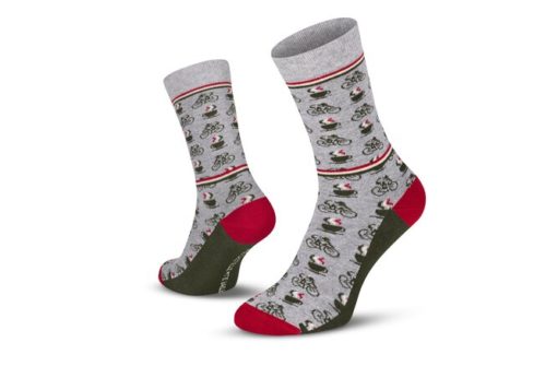 Le Patron Cafe Cycliste Socks grey melange 43-46