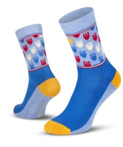 Le Patron Grand Tours Jaune Socks blue 35-38
