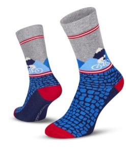 Le Patron Gottardo Socks blue 35-38
