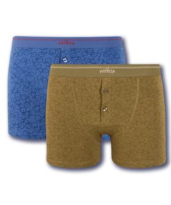 Le Patron Boxers Bicycles olive green riviera blue L
