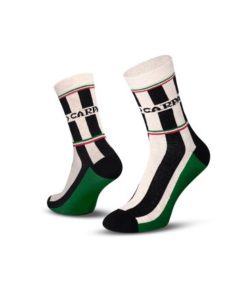 Le Patron Classic Jersey Carpano Socks black ecru 35-38
