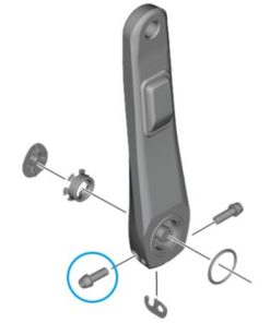 Shimano Vis de serrage manivelle FC-R9200 M6 x 19 mm Shimano Vis de serrage manivelle FC-R9200 M6 x 19 mm