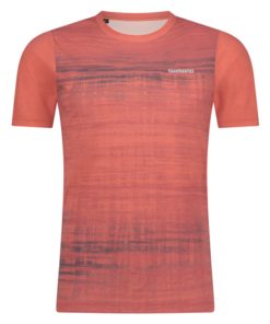 Shimano Men Spazio SS Jersey Printed red L Shimano Men Spazio SS Jersey Printed red L