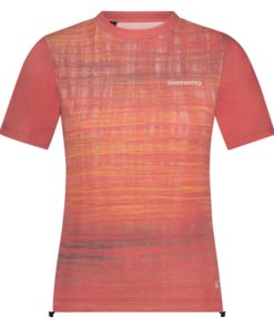 Shimano Women Spazio SS JRSY Printed red L Shimano Women Spazio SS JRSY Printed red L