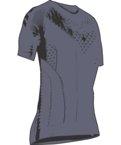 X-BIONIC Women Twyce Race Shirt SH SL slate blue/X black L X-BIONIC Women Twyce Race Shirt SH SL slate blue/X black L