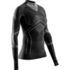 X-BIONIC Women Energy Accumulator Light Shirt LS 1/2 ZIP X black/light grey L X-BIONIC Women Energy Accumulator Light Shirt LS 1/2 ZIP X black/light grey L