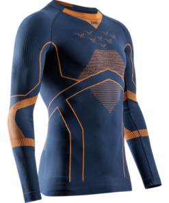 X-BIONIC Men Energy Accumulator Light Shirt LS marine/orange L X-BIONIC Men Energy Accumulator Light Shirt LS marine/orange L