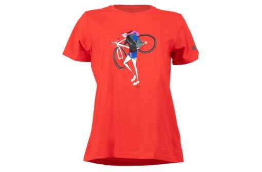 Shimano Women Sentiero Ltd T-Shirt red XL