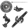 Eagle 90 T-Type Groupset 170 32Z RD, Trigger, Kette, Kassette
 Groupset bestehend aus: 
 - Schaltwerk Eagle 90 T-Type 
 - Trigger Shifter  
 - Kurbel MTB Wide 170mm, 32Z 
 - Kette GX Eagle T-Type 
 - Kassette GX Eagle T-Type XS-1275 10-52Z