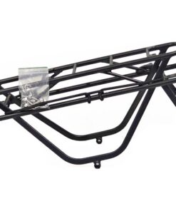 Gepäckträger, Atlas X für Orox matte schwarz, mit Rüchlichthalterung