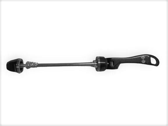 Schnellpanner für vordere Nabe, 115mm Schwarz Schnellpanner für vordere Nabe, 115mm Schwarz