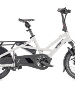 GSD S10 Gen 3, Cargo Line 545Wh weiss Pearl White/Dark Grey
 Das neue GSD hebt das Familien-Elektro-Lastenrad auf eine ganz neues Level. Intelligenter als je zuvor und mit einem überarbeiteten Rahmen, der für ein maximales Systemgewicht von 210 kg ausgelegt ist, hilft es Ihnen, zwei geliebte Kinder und den wöchentlichen Lebensmitteleinkauf mit neuer Leichtigkeit mitzuführen - aber es hat eine ähnliche Länge wie ein normales Fahrrad und bleibt überraschend handlich. 
 
 <b>Was macht es zu einem S10?</b> 
 
  Das Bosch® Smart System mit dem Kiox 300 Farbdisplay verbessert Ihr eBike-Erlebnis mit intelligenten Funktionen für Diebstahlschutz, individuelle Anpassung der Fahrt, Navigation und mehr!   Das Anti-Blockier-System von Bosch ermöglicht sichereres und effizienteres Bremsen   Für zwei Batterien vorbereitet, bereit für intensive Nutzung und lange Strecken von bis zu 196 km   Shimano® Deore 1 x 10-Gang-Übersetzung für feine, effiziente Schaltvorgänge