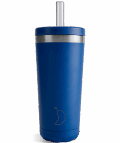 Chilly's Original Straw Coffee Cup 500ml Matte Blue