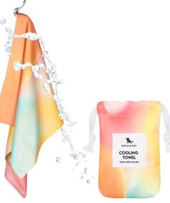 Dock & Bay Cooling Gym Towel sunset run