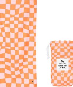 Dock & Bay Beach Towels Large groovy check