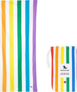Dock & Bay Beach Towels Large rainbow skies