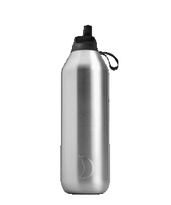Chilly's Series 2 Flip Bottle 1l Stainless Steel recycled