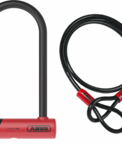 Abus Antivol à anse Ultimate 420K 150x140 avec support USH 420 & Cobra 10/120 rouge/noir
