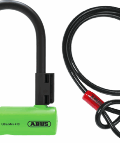 Abus Antivol à anse Ultra Mini 410K 150x140 avec support SH Ultra Mini & Cobra 10/120 vert/noir