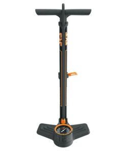 SKS Pompe à pied Airkompressor 10.0 acier multi valve noir/orange