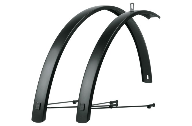 SKS Garde-boue garniture Edge AL 46 aluminium 28" 46mm noir mat SKS Garde-boue garniture Edge AL 46 aluminium 28" 46mm noir mat