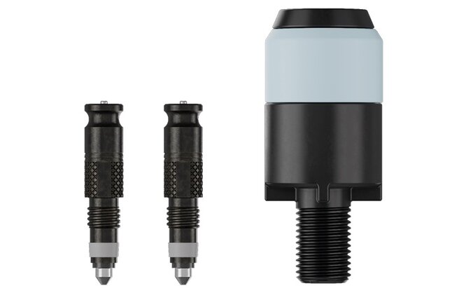 Schwalbe Mécanisme de valve Clik Valve SV-SCV set à 2 pièces & adaptateur de tête de pompe noir Schwalbe Mécanisme de valve Clik Valve SV-SCV set à 2 pièces & adaptateur de tête de pompe noir