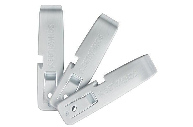 Schwalbe Jeu de démontage-pneu à 3 pièces skyblue Schwalbe Jeu de démontage-pneu à 3 pièces skyblue