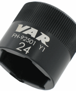 VAR Douille à face plate pour capuchon de fourche 24 mm noir FH-92501