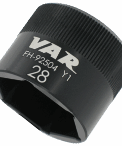 VAR Douille à face plate pour capuchon de fourche 28 mm noir FH-92504