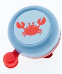 Widek Sonnette d'enfants Explorer Crab acier bleu laquée une pièce par carte