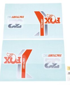 FOX Decal 17 32 SC Factory orange white bkgrnd