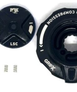 FOX 25 Grip X HSC / LSC Topcap blk ano