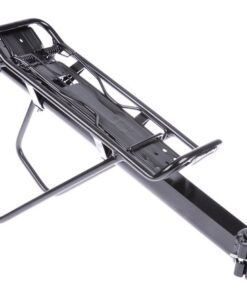 Porte-bagage montage sur tige de selle avec tringle sacoche et noir