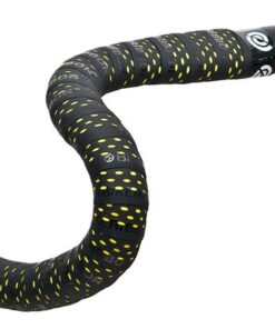 Bike Ribbon Guidoline Drops noir avec gouttes jaunes