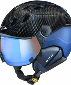 CP Ski CORAO+ Carbon Helmet blue carbon shiny/blue soft touch / Visor Nr.26 S