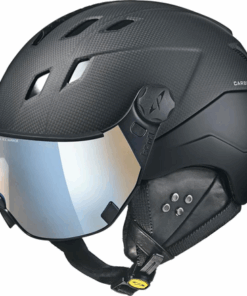 CP Ski CORAO+ Carbon Helmet carbon soft touch/black soft touch / Visor Nr.26 L