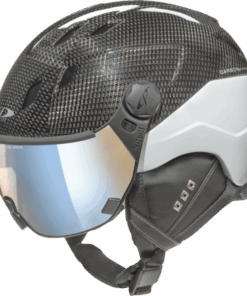 CP Ski CORAO+ Carbon Helmet platin carbon/platin shiny / Visor Nr.26 L