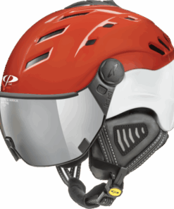 CP Ski CAMURAI Helmet red shiny/white shiny / Visor Nr.23 XL