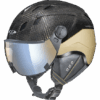 CP Ski CORAO+ Carbon Helmet gold carbon shiny/gold soft touch / Visor Nr.26 L