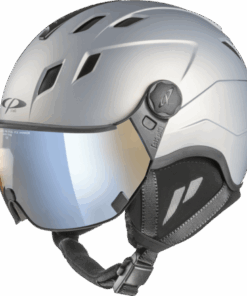 CP Ski CORAO+ Helmet grey silver soft touch Visor Nr.26 L