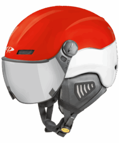 CP Ski New CAMURAI Helmet red shiny/white pearl shiny / Visor Nr.23 L