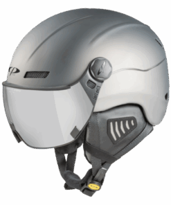 CP Ski New CAMURAI Helmet grey silver soft touch/grey silver SOTT / Visor Nr.23 L