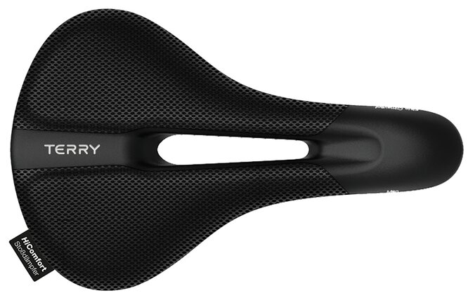 Terry selle Fisio ClimaVent Gel Man avec trou black Terry selle Fisio ClimaVent Gel Man avec trou black