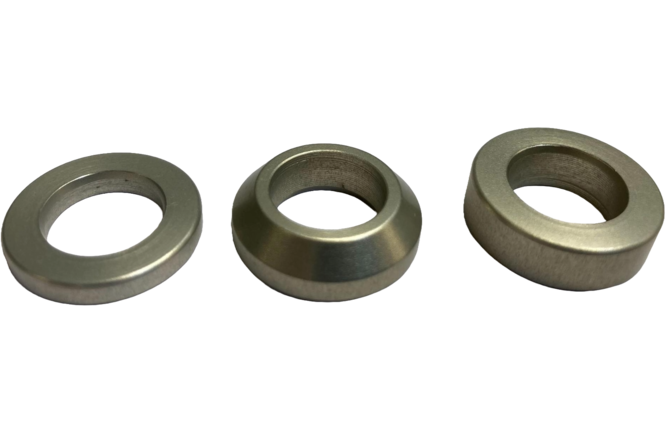 FollowMe Kit d'entretoise d'essieu 12x3mm / 12x6mm / 12x6mm conique FollowMe Kit d'entretoise d'essieu 12x3mm / 12x6mm / 12x6mm conique