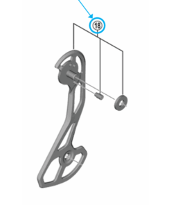 Shimano Plaque de chape RD-RX825 set extérieure