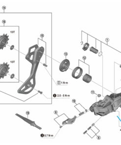 Shimano RD-M9250 Couvercle de batterie