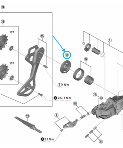 Shimano RD-M9250 plaque de pare-chocs
